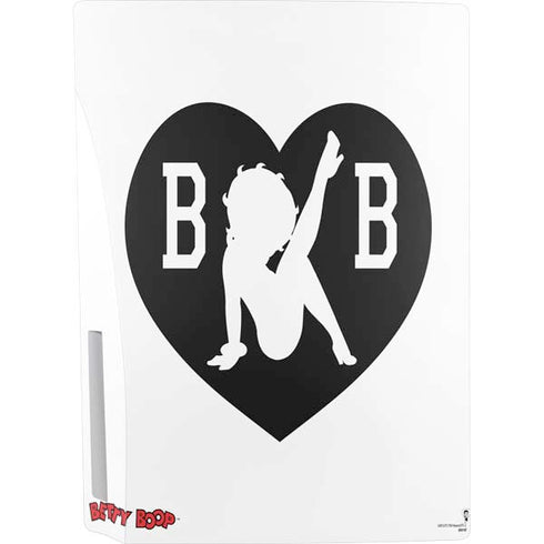 Betty Boop BW PS5 Console Skin