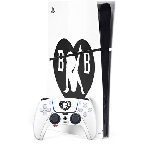 Betty Boop BW PS5 Slim Digital Edition Bundle Skin