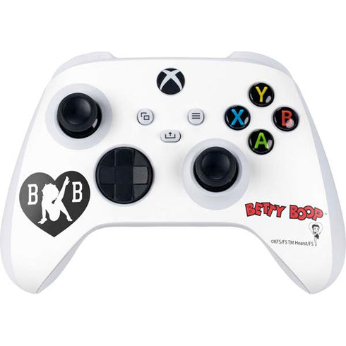 Betty Boop BW Xbox Series S Controller Skin