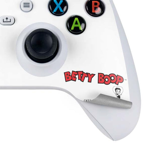 Betty Boop BW Xbox Series S Controller Skin