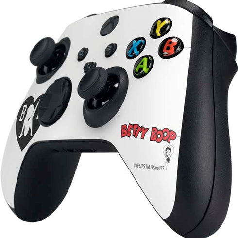 Betty Boop BW Xbox Series X Controller Skin