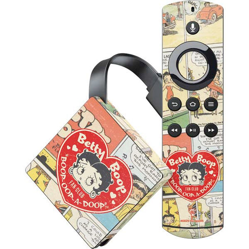 Betty Boop Comic Strip Amazon Fire TV Skin