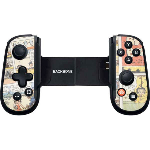 Betty Boop Comic Strip Backbone One for iPhone Game Controller Skin