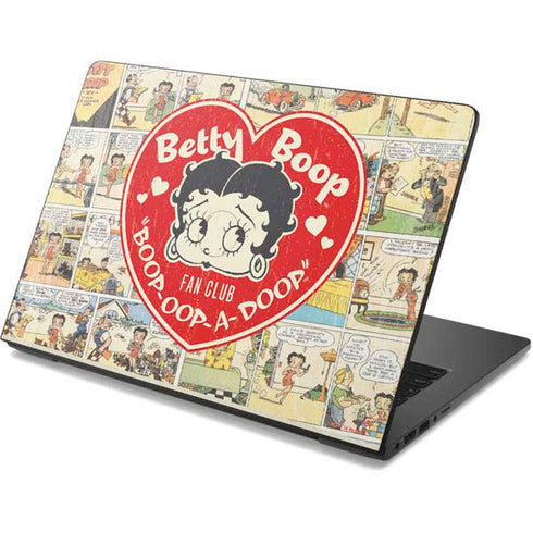 Betty Boop Comic Strip Dell Chromebook Skin