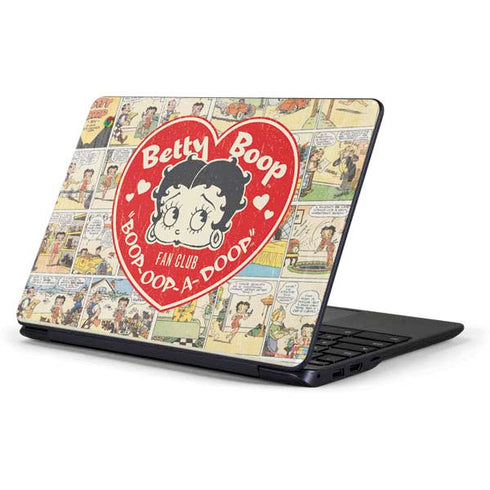 Betty Boop Comic Strip Samsung Chromebook Skin