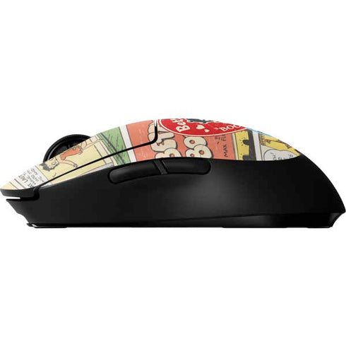 Betty Boop Comic Strip G Pro Wireless Gaming Mouse Skin