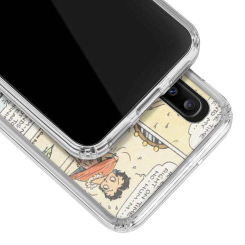 Betty Boop Comic Strip Galaxy A20 Clear Case