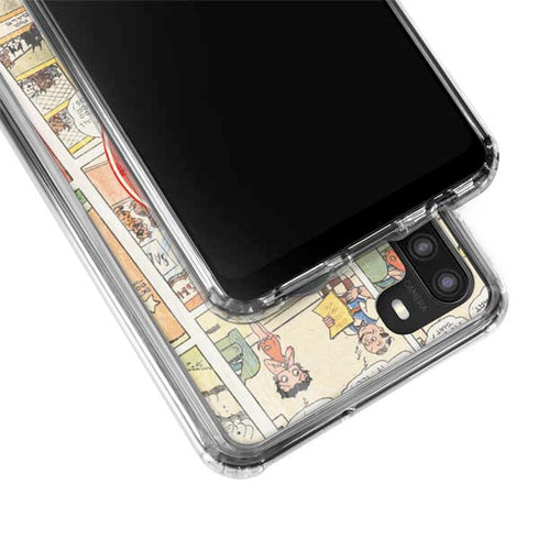 Betty Boop Comic Strip Galaxy A21 Clear Case