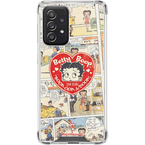 Betty Boop Comic Strip Galaxy A52 5G Clear Case