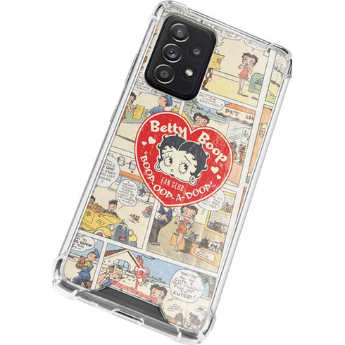 Betty Boop Comic Strip Galaxy A52 5G Clear Case