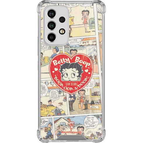 Betty Boop Comic Strip Galaxy A53 5G Clear Case