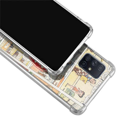 Betty Boop Comic Strip Galaxy A71 5G Clear Case