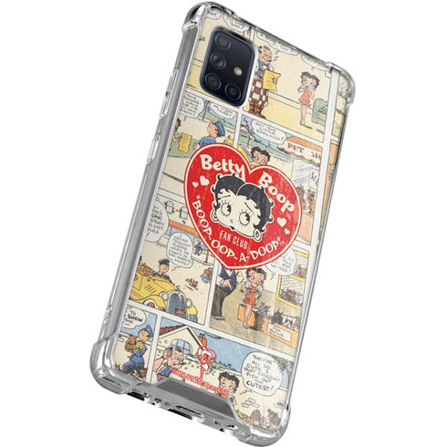 Betty Boop Comic Strip Galaxy A71 5G Clear Case