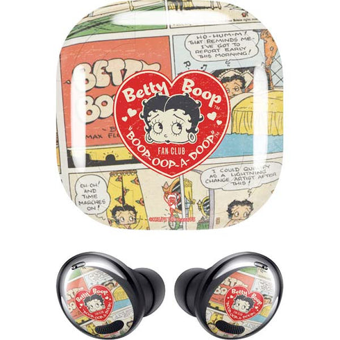 Betty Boop Comic Strip Galaxy Buds Pro Skin
