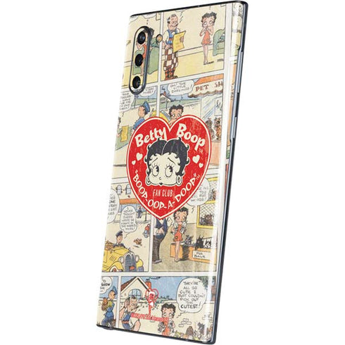 Betty Boop Comic Strip Galaxy Note 10 Skin