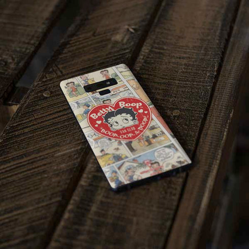 Betty Boop Comic Strip Galaxy Note 9 Skin