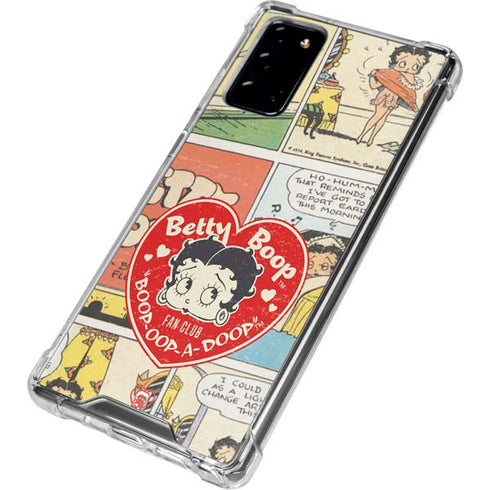 Betty Boop Comic Strip Galaxy Note20 5G Clear Case