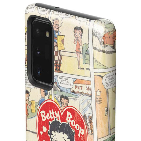Betty Boop Comic Strip Galaxy Note20 5G Pro Case