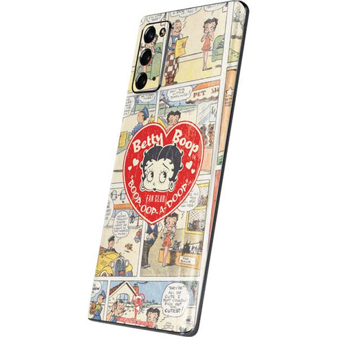 Betty Boop Comic Strip Galaxy Note20 5G Skin