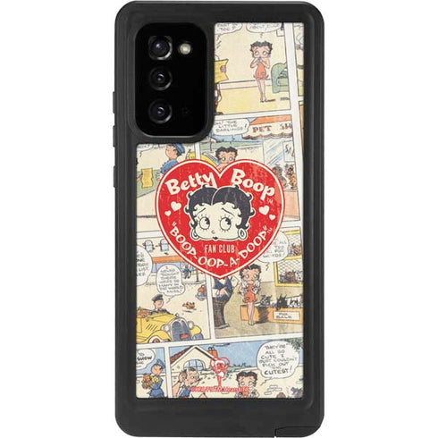 Betty Boop Comic Strip Galaxy Note20 5G Waterproof Case