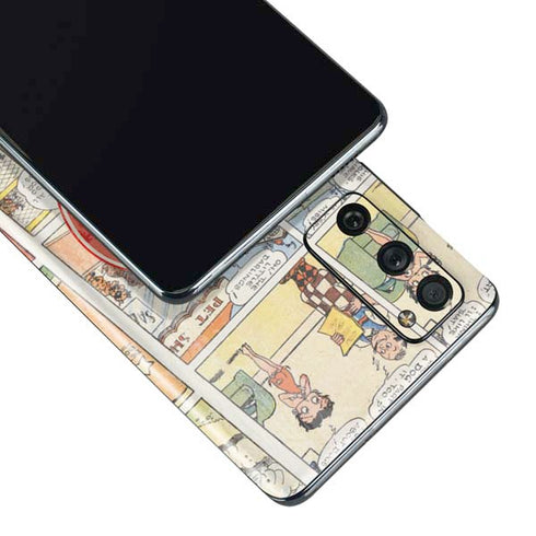 Betty Boop Comic Strip Galaxy S20 Fan Edition Skin