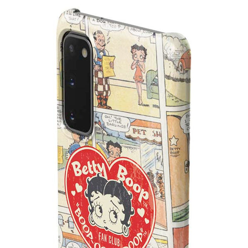 Betty Boop Comic Strip Galaxy S20 Lite Case