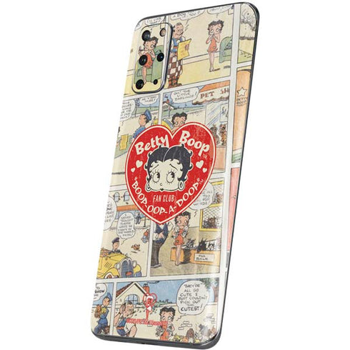 Betty Boop Comic Strip Galaxy S20 Plus Skin