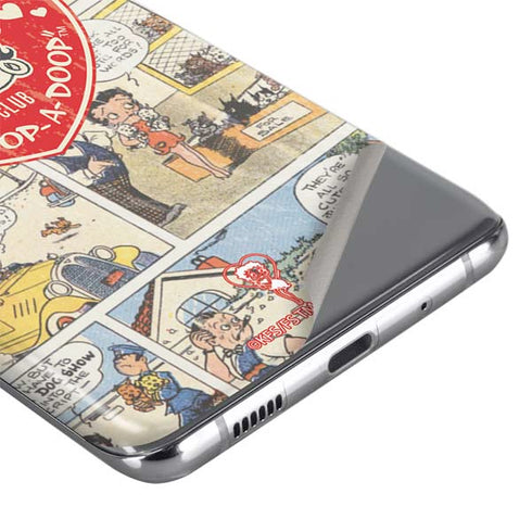 Betty Boop Comic Strip Galaxy S20 Plus Skin