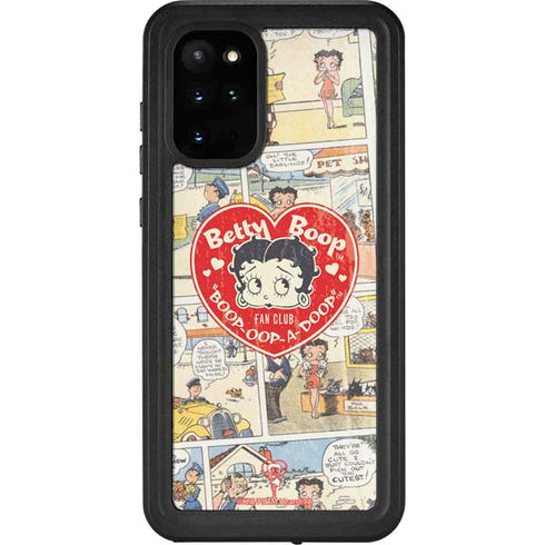 Betty Boop Comic Strip Galaxy S20 Plus Waterproof Case