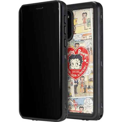 Betty Boop Comic Strip Galaxy S20 Waterproof Case