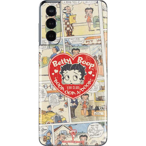 Betty Boop Comic Strip Galaxy S21 5G Skin