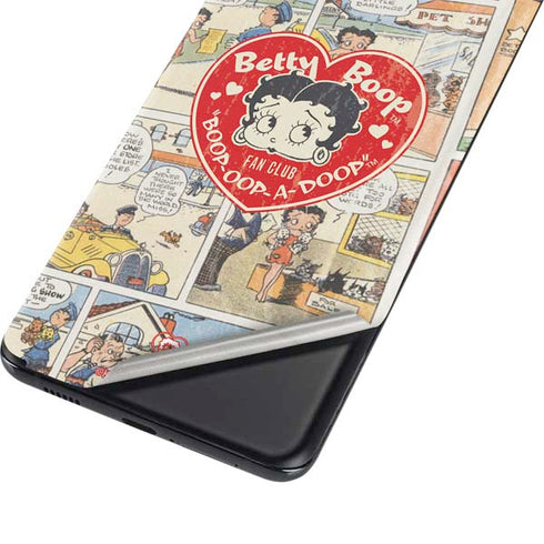 Betty Boop Comic Strip Galaxy S21 5G Skin
