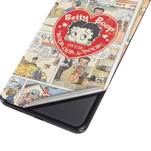 Betty Boop Comic Strip Galaxy S21 Plus 5G Skin