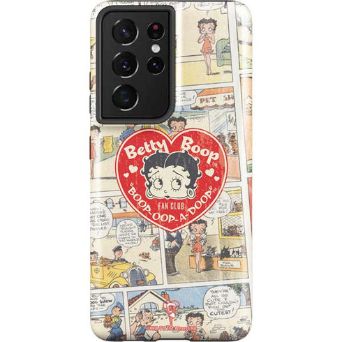 Betty Boop Comic Strip Galaxy S21 Ultra 5G Pro Case