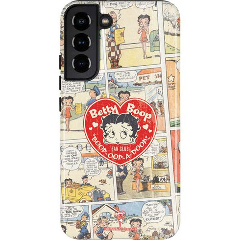Betty Boop Comic Strip Galaxy S22 Plus Pro Case