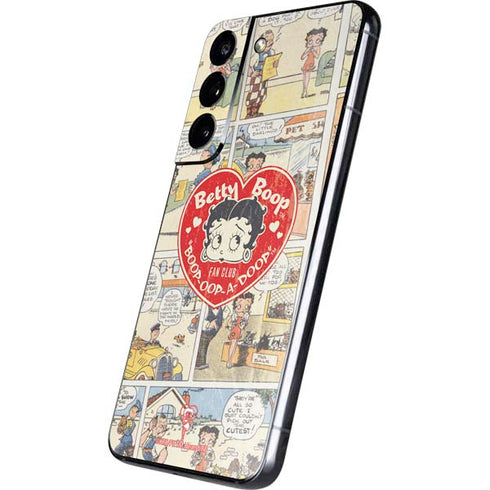 Betty Boop Comic Strip Galaxy S22 Skin