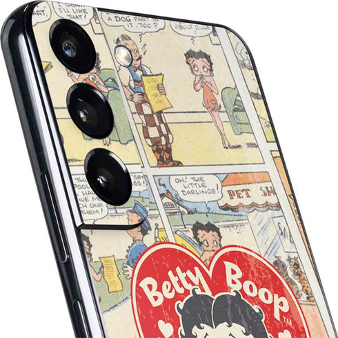 Betty Boop Comic Strip Galaxy S22 Skin