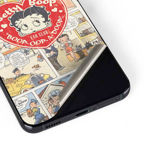 Betty Boop Comic Strip Galaxy S22 Skin