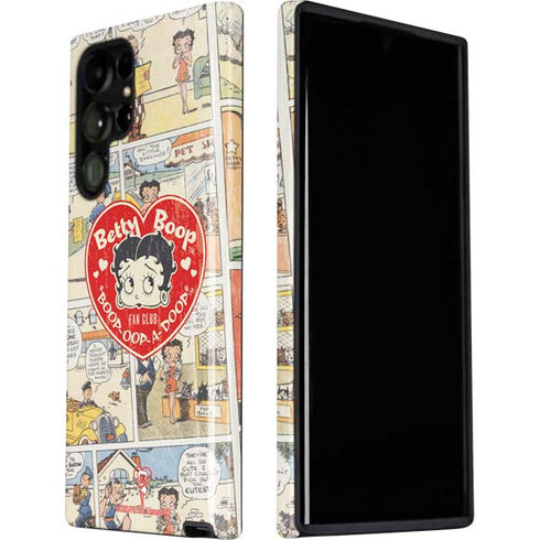 Betty Boop Comic Strip Galaxy S22 Ultra Pro Case
