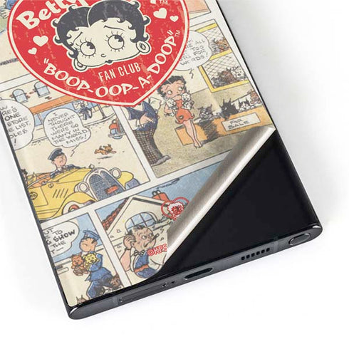 Betty Boop Comic Strip Galaxy S22 Ultra Skin