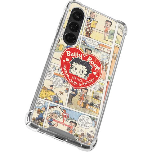 Betty Boop Comic Strip Galaxy S23 Clear Case