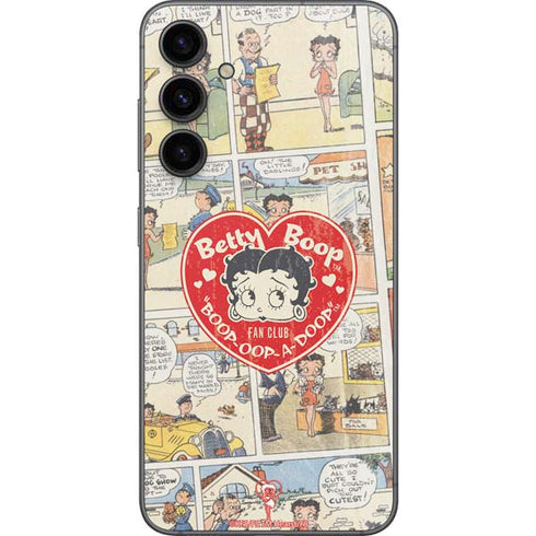 Betty Boop Comic Strip Galaxy S23 FE Skin