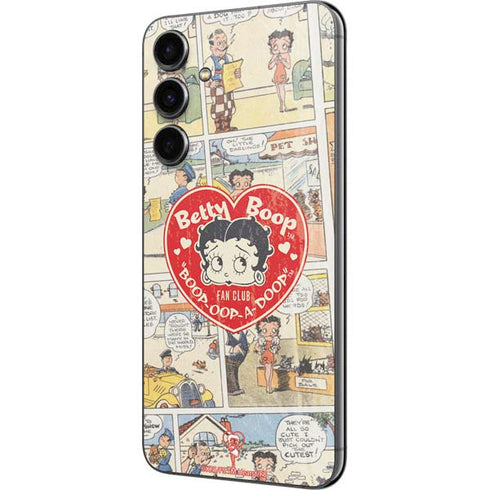 Betty Boop Comic Strip Galaxy S23 FE Skin