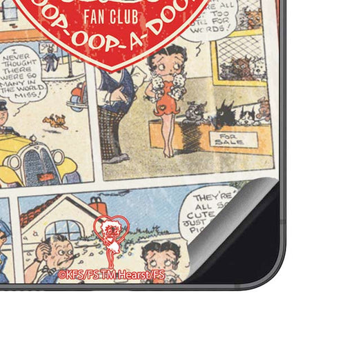 Betty Boop Comic Strip Galaxy S23 FE Skin