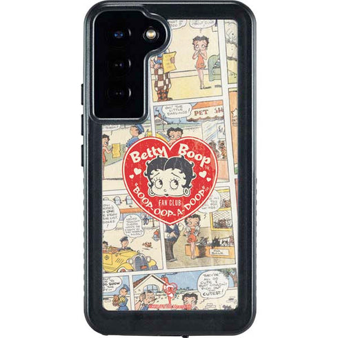 Betty Boop Comic Strip Galaxy S23 Plus Waterproof Case