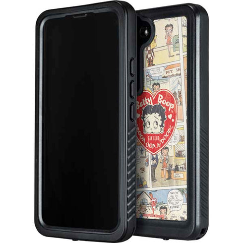 Betty Boop Comic Strip Galaxy S23 Plus Waterproof Case