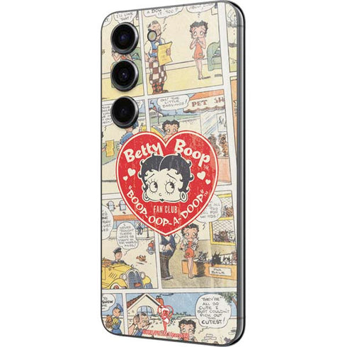 Betty Boop Comic Strip Galaxy S23 Skin