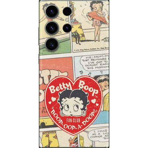 Betty Boop Comic Strip Galaxy S23 Ultra Skin