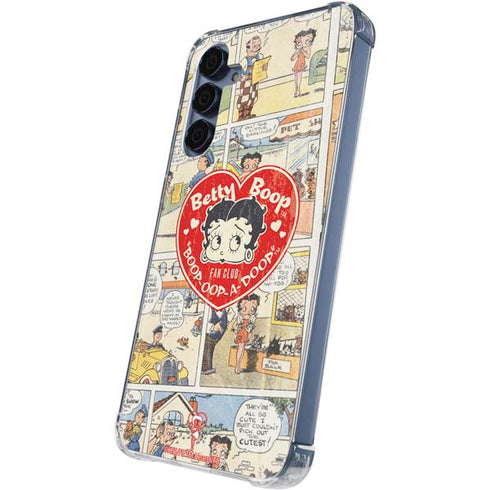Betty Boop Comic Strip Galaxy S24 Clear Case