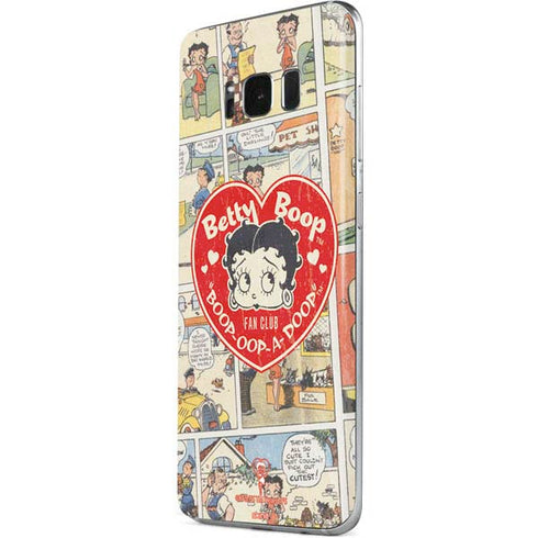 Betty Boop Comic Strip Galaxy S8 Skin